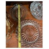 Set of 6 Elegant Crystal Glass Bowls Assortment