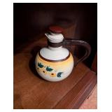Vintage Vernonware California Ceramic Pitcher with Floral Design