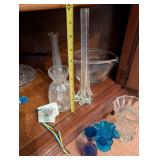 Set of 7 Decorative Glass Vases and Bowls