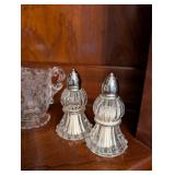 Crystal Creamer and Salt and Pepper Shaker Set