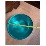 Collection of 5 Vintage Silver and Turquoise Bowls