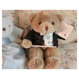 Set of 2 1998 WAMSO Symphony Ball Bears in Elegant Attire