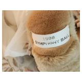 Set of 2 1998 WAMSO Symphony Ball Bears in Elegant Attire