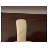 Vintage Starburst Ceramic Serving Set with Etagere and Gravy Boat