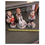 Set of 3 Goebel Hummel Figurines with Children and Geese