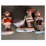 Set of 3 Goebel Hummel Figurines with Children and Geese