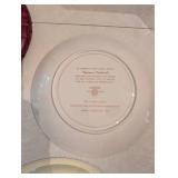 Collection of 3 Decorative Vintage Plates with Stands