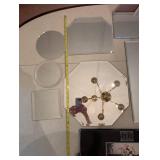 Set of Unique Decorative Mirror Table Settings