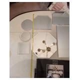 Set of Unique Decorative Mirror Table Settings