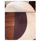 Knob Creek Fine Furniture Oval Dining Table with 4 Chairs