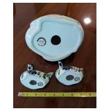 Dansk Porcelain Bird Figurine Set - 3 Pieces