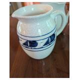 Collection of 4 Vintage Ceramic Pitchers and Creamer