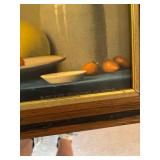 Robert Douglas Hunter Still Life Painting with Wooden Frame