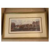 Framed Limited Edition Print of Windsor Castle by M. Kenward