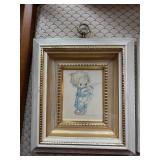 Set of 2 Vintage Framed Prints by Patsy Clark