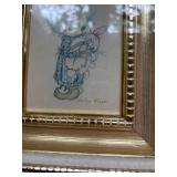 Set of 2 Vintage Framed Prints by Patsy Clark