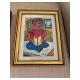 Pair of Framed Elaine Rose Lanoue Paintings