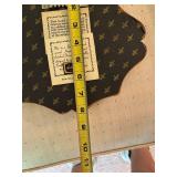 Vintage Hand-Colored Art Gravure in Ornate Gold Frame by Gabberts