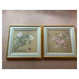 Pair of New York Graphic Society Floral Prints - Cherry Blossoms & Wild Roses
