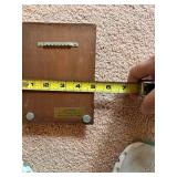 Pair of Vintage Wooden Plaques with Irish Blessings and Toast