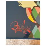 Bjorn Wiinblad 1981 Tivoli Harlequin Framed Poster