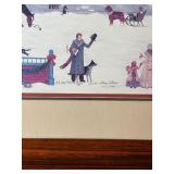 Framed Limited Edition Winter Scene Print by Linda Nelson Stocks