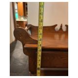 Vintage Wooden Console Table with Drawer