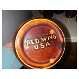Red Wing USA Pottery Set of 4 Coffee Mugs and Pitcher