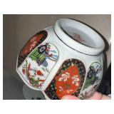 Imari Porcelain Bowl Collection with Floral Motifs