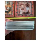 Set of  Decorative Ceramic Norwegian Wall Tiles, and Trays