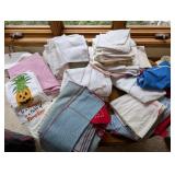 Assorted Vintage Kitchen Linens and Aprons Collection