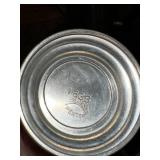 Vintage Pewter Tea Set with Tray and Accessories