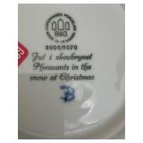 Collection of B&G and Royal Copenhagen Christmas Plates