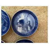 Collection of B&G and Royal Copenhagen Christmas Plates