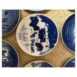Collection of B&G and Royal Copenhagen Christmas Plates