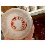 Collection of 13 Vintage Floral Porcelain Mugs from Germany and England