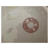 Collection of 13 Vintage Floral Porcelain Mugs from Germany and England