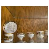 Collection of Antique and Vintage Porcelain Tea Set Pieces