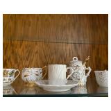 Collection of Antique and Vintage Porcelain Tea Set Pieces