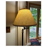 Victorian-Style Floor Lamp with Tapered Shade