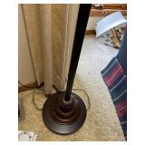 Victorian-Style Floor Lamp with Tapered Shade