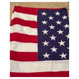 Vintage Valley Forge American Flag and Bunting Set