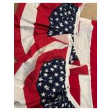 Vintage Valley Forge American Flag and Bunting Set