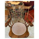 Nichols & Stone Co. Wooden High-Back Windsor Armchair