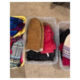 Assorted Collection of Scarves, Hats, Gloves, and Caps
