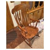 Vintage Wooden Rocking Chair