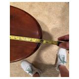 Vintage Shaker Style Wooden Half-Moon Console Table