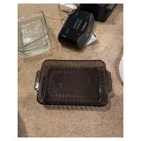 Assorted Kitchen Utensils and Pyrex Baking Dishes Set