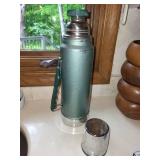 Stanley Vintage Thermos with Blue Travel Case