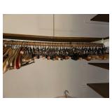 Collection of Wooden and Padded Hangers with Storage Cubes